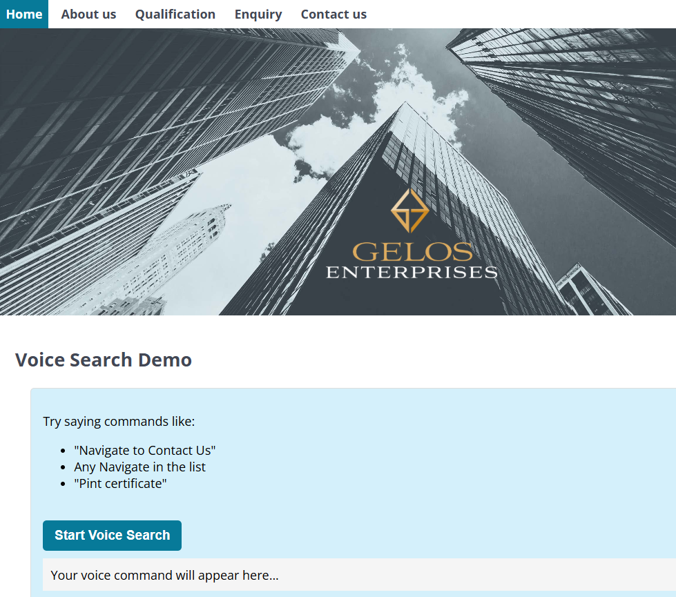 Screenshot of the Certificate Management System project